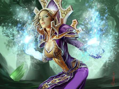 World of Warcraft: Trading Card Game Handy Horizontal Hintergrundbild