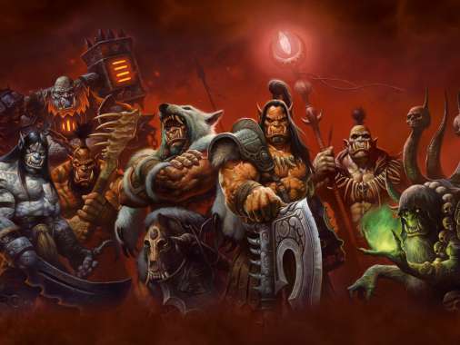 World of Warcraft: Warlords of Draenor Handy Horizontal Hintergrundbild