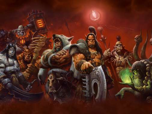 World of Warcraft: Warlords of Draenor Handy Horizontal Hintergrundbild