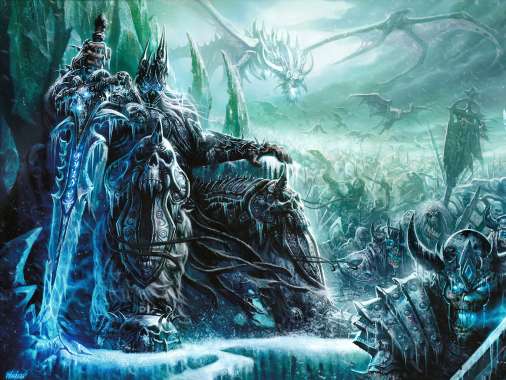 World of Warcraft: Wrath of the Lich King Handy Horizontal Hintergrundbild