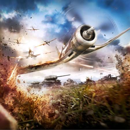 World of Warplanes Handy Horizontal Hintergrundbild