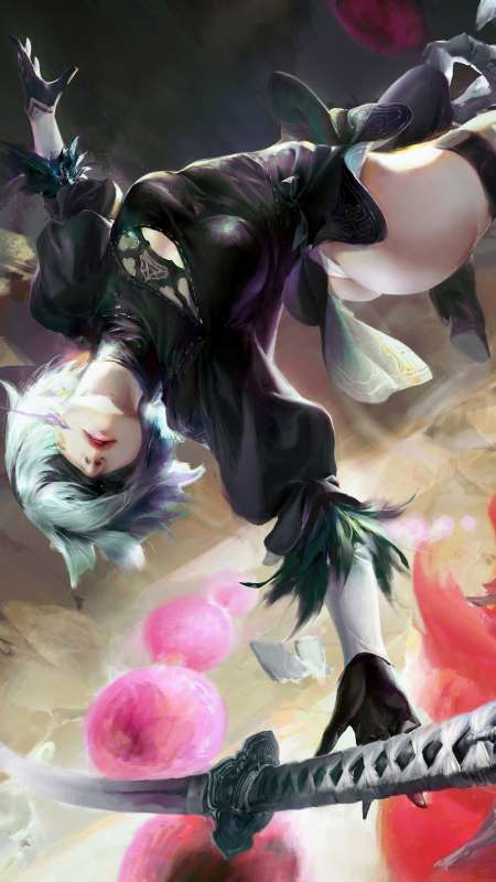 Nier Automata Fan Art Desktop Hintergrundbilder