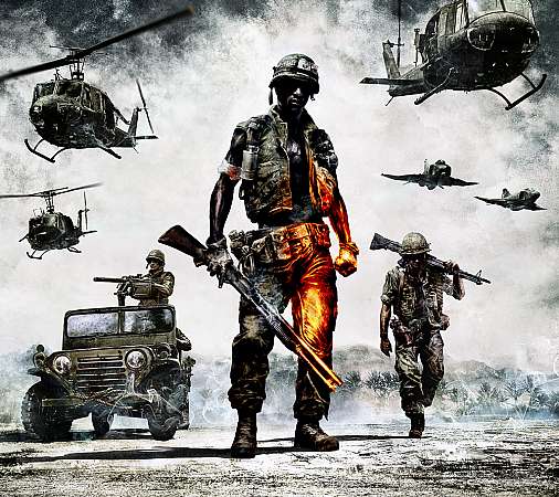 Battlefield: Bad Company 2 Vietnam Handy Horizontal Hintergrundbild