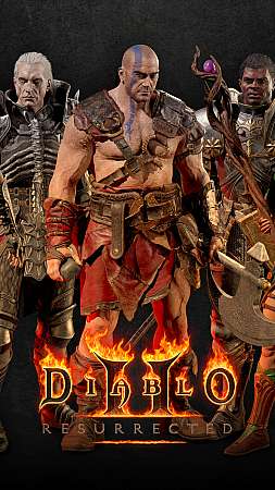 Diablo 2: Resurrected Handy Vertikal Hintergrundbild