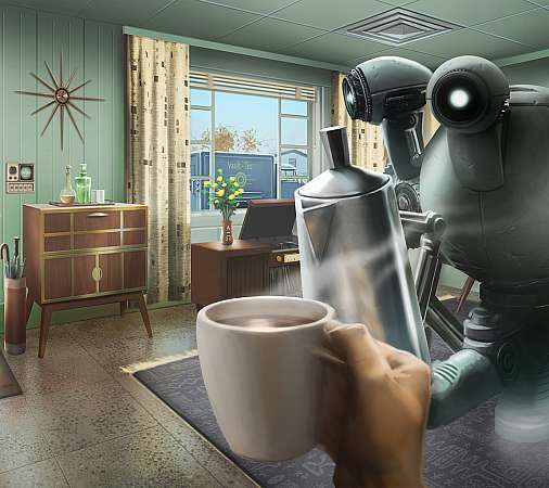 Fallout 4 Handy Horizontal Hintergrundbild