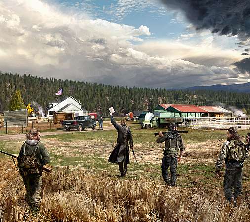 Far Cry 5 Handy Horizontal Hintergrundbild