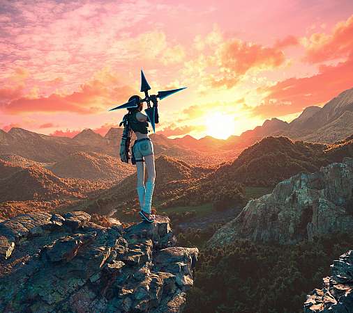 Final Fantasy VII Rebirth Handy Horizontal Hintergrundbild