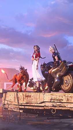 Final Fantasy VII Remake Intergrade Handy Vertikal Hintergrundbild