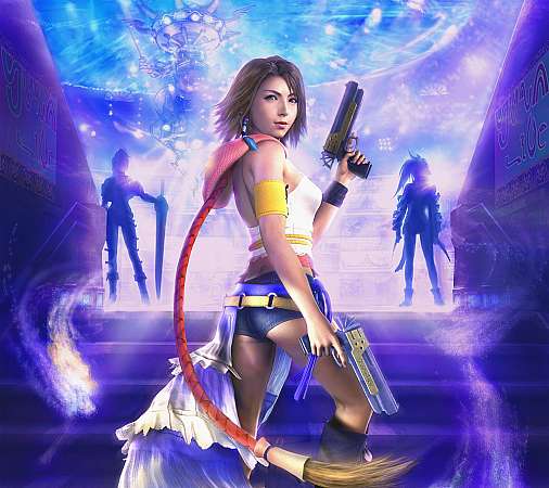 Final Fantasy X-2 Handy Horizontal Hintergrundbild