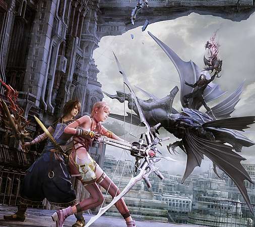 Final Fantasy xiii - 2 Handy Horizontal Hintergrundbild