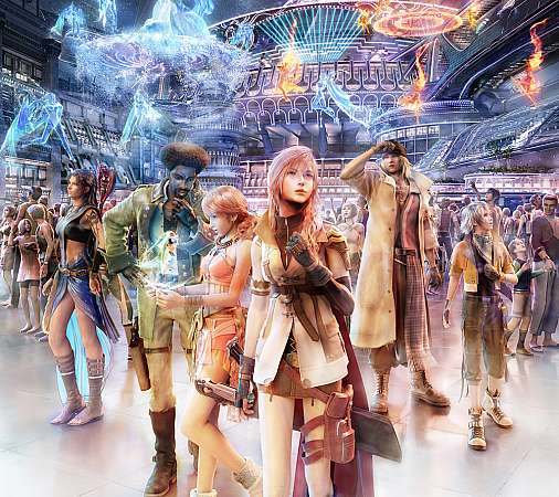 Final Fantasy XIII Handy Horizontal Hintergrundbild