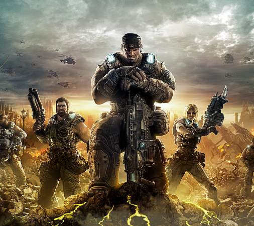 Gears of War 3 Handy Horizontal Hintergrundbild