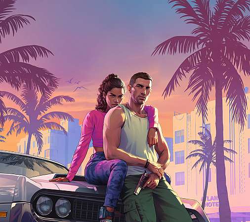 Grand Theft Auto 6 Handy Horizontal Hintergrundbild