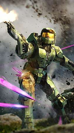 Halo: Infinite Handy Vertikal Hintergrundbild