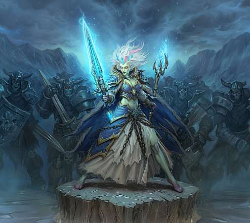 Hearthstone: Heroes of Warcraft - Knights of the Frozen Throne Handy Horizontal Hintergrundbild