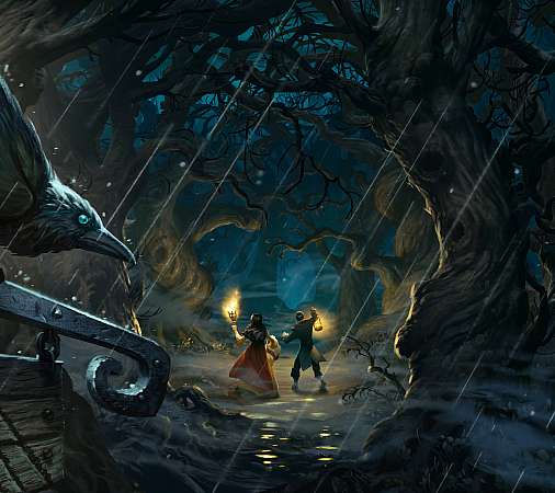 Hearthstone: Heroes of Warcraft - The Witchwood Handy Horizontal Hintergrundbild