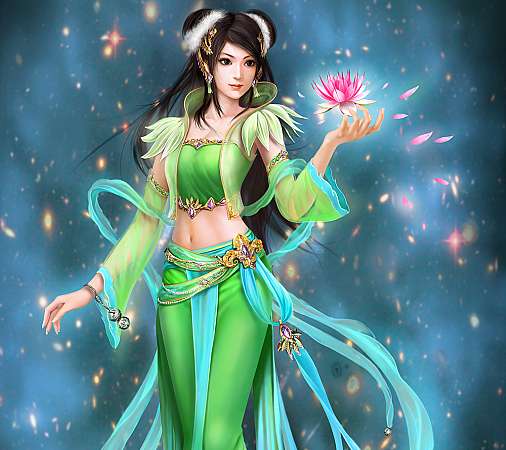 Jade Dynasty Handy Horizontal Hintergrundbild