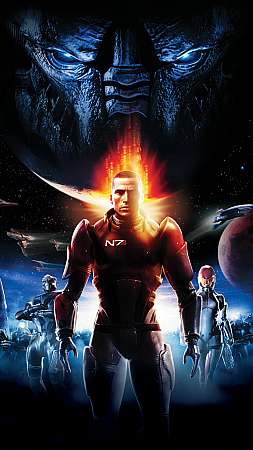 Mass Effect Handy Vertikal Hintergrundbild