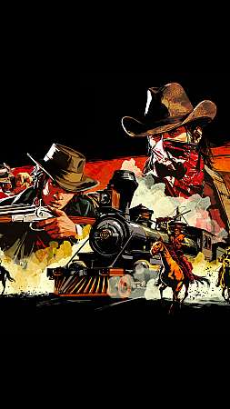Red Dead Redemption 2 Handy Vertikal Hintergrundbild
