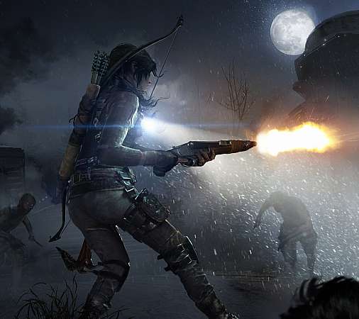 Rise of the Tomb Raider: Cold Darkness Awakened Handy Horizontal Hintergrundbild