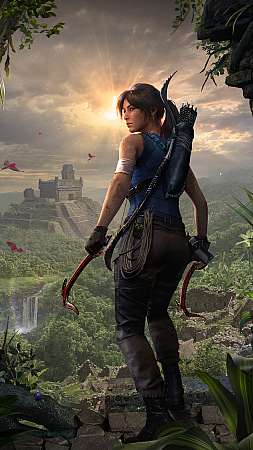 Shadow of the Tomb Raider Handy Vertikal Hintergrundbild