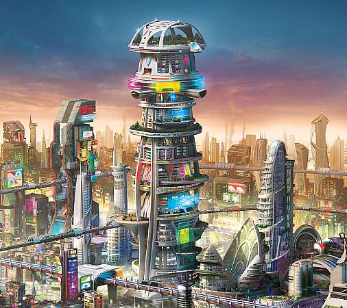 SimCity: Cities of Tomorrow Handy Horizontal Hintergrundbild