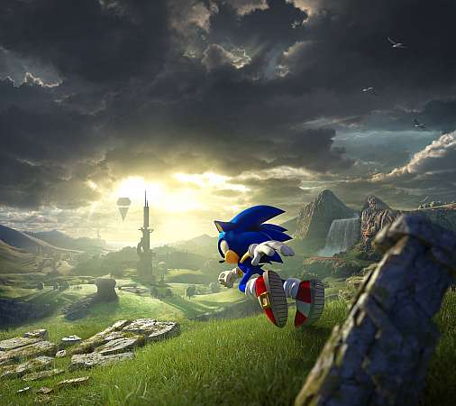 Sonic Frontiers Handy Horizontal Hintergrundbild