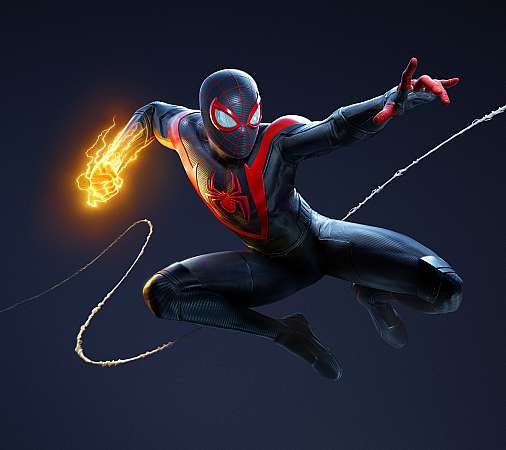Spider-Man: Miles Morales Handy Horizontal Hintergrundbild