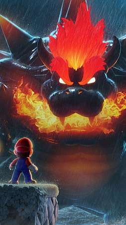 Super Mario 3D World: Bowser's Fury Handy Vertikal Hintergrundbild