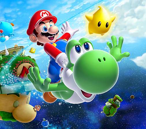 Super Mario Galaxy 2 Handy Horizontal Hintergrundbild