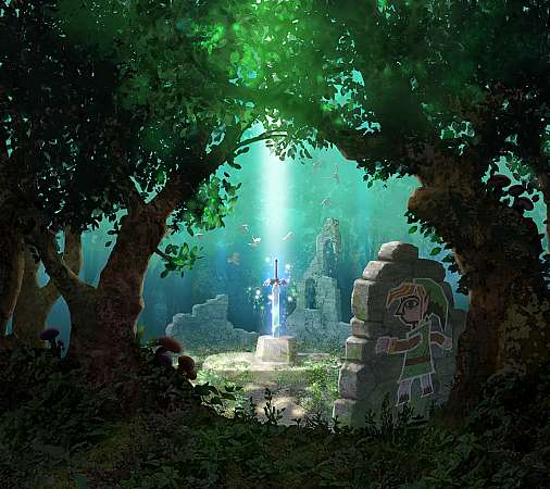The Legend of Zelda: A Link Between Worlds Handy Horizontal Hintergrundbild