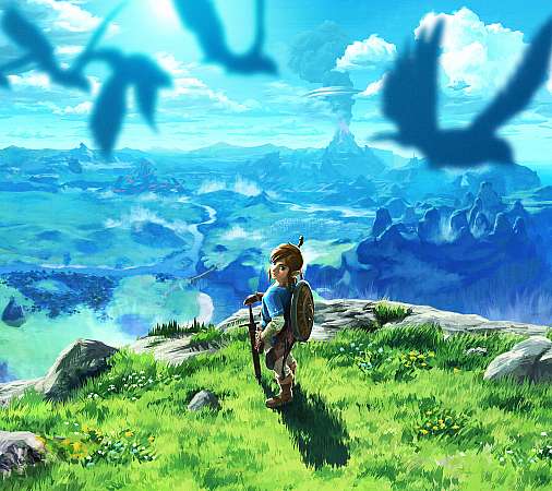 The Legend of Zelda: Breath of the Wild Handy Horizontal Hintergrundbild