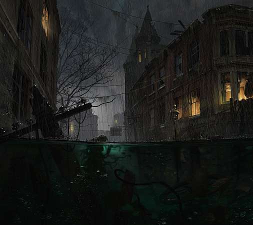 The Sinking City Handy Horizontal Hintergrundbild