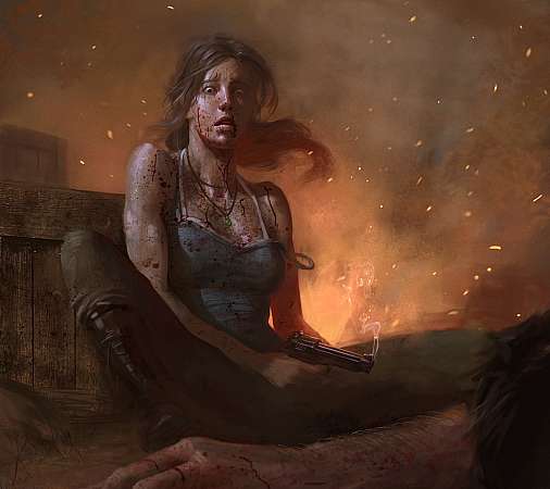 Tomb Raider fan art Handy Horizontal Hintergrundbild