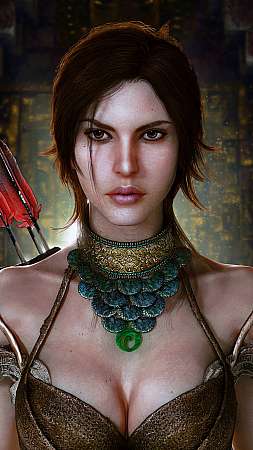 Tomb Raider fan art Handy Vertikal Hintergrundbild