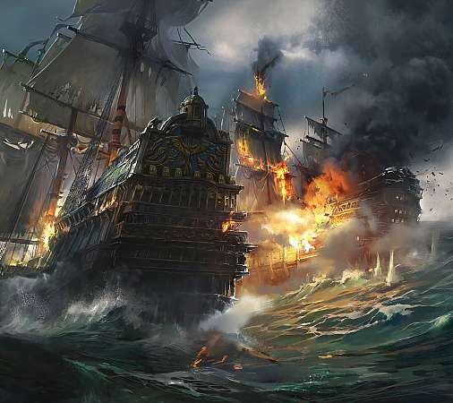 War of the Seas Handy Horizontal Hintergrundbild