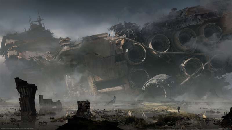 Ashfall Hintergrundbild