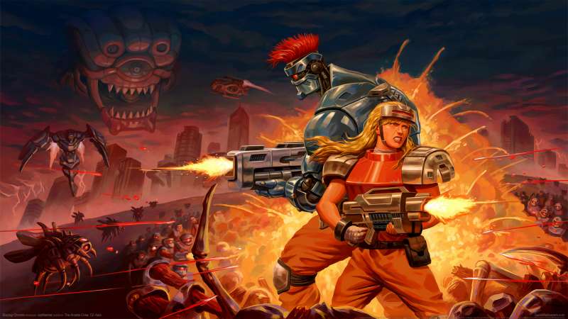 Blazing Chrome Hintergrundbild