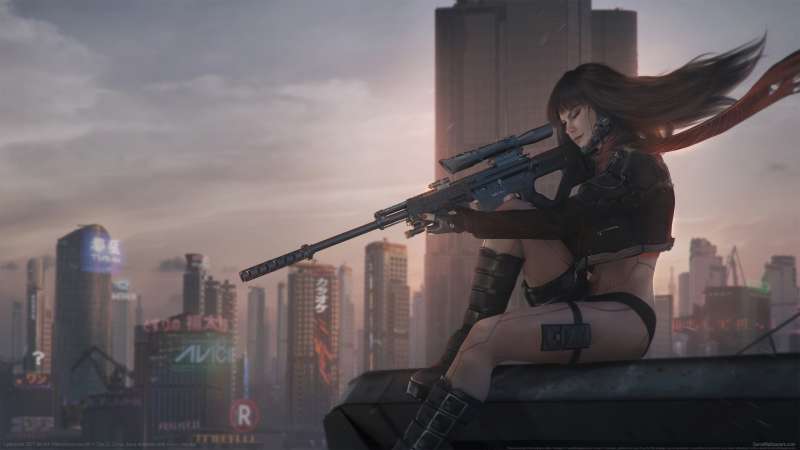 Cyberpunk 2077 fan art Hintergrundbild