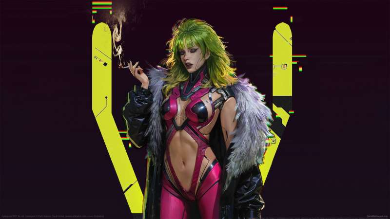 Cyberpunk 2077 fan art Hintergrundbild