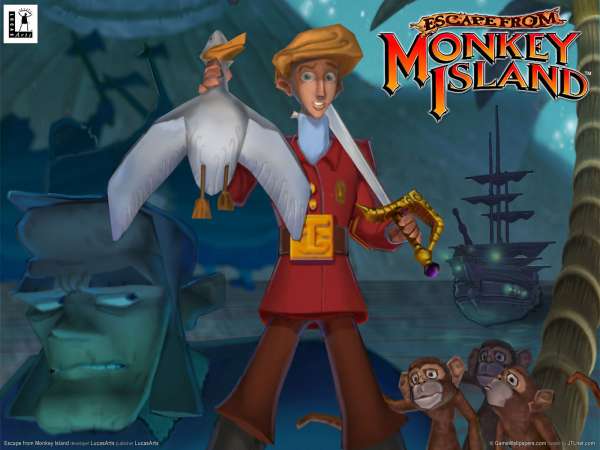 Escape from Monkey Island Hintergrundbild