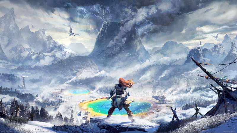 Horizon: Zero Dawn - The Frozen Wilds Hintergrundbild