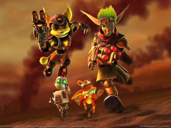 Jak 3 & Ratchet and Clank: Up Your Arsenal Hintergrundbild