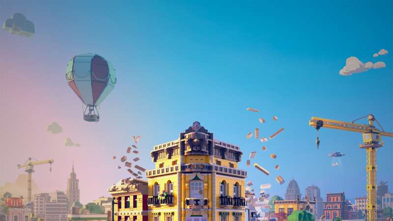 Lego Skylines Hintergrundbild