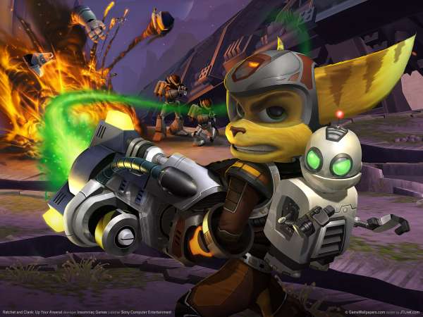 Ratchet and Clank: Up Your Arsenal Hintergrundbild