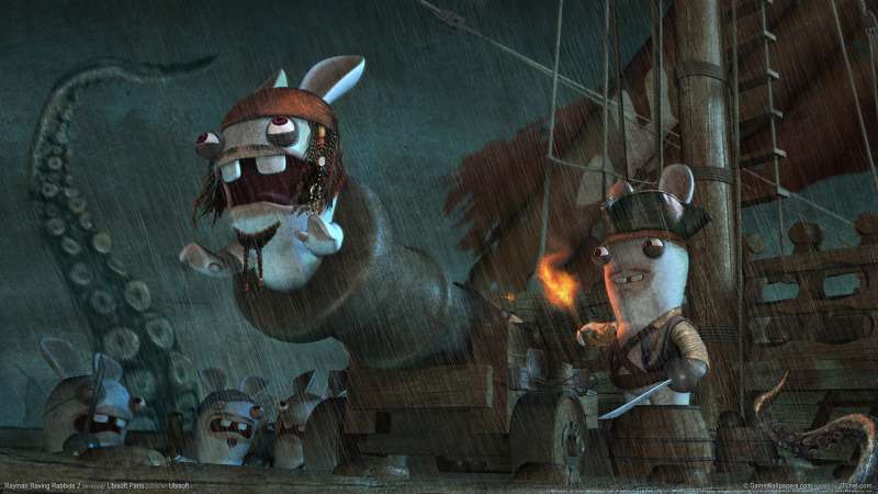 Rayman Raving Rabbids 2 Hintergrundbild