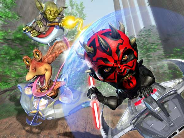 Star Wars: Super Bombad Racing Hintergrundbild