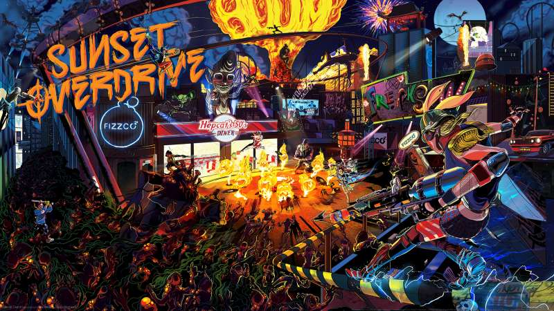 Sunset Overdrive Hintergrundbild