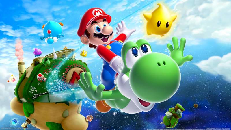 Super Mario Galaxy 2 Hintergrundbild