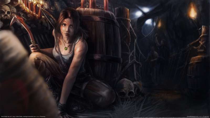 Tomb Raider fan art Hintergrundbild